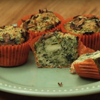 Muffins de espinaca salados: la receta más exquisita y esponjosa que te encantará para picotear en casa