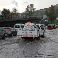 Se registra caos vial y encharcamientos en diferentes zonas de la Ciudad de México por lluvias