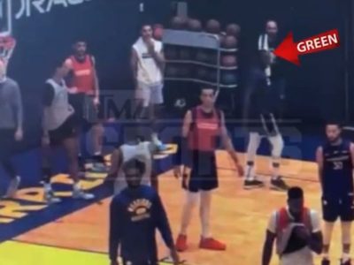 Dos campeones de la NBA se pelean en un entrenamiento (Video)