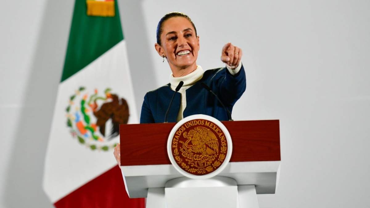 La presidenta Claudia Sheinbaum