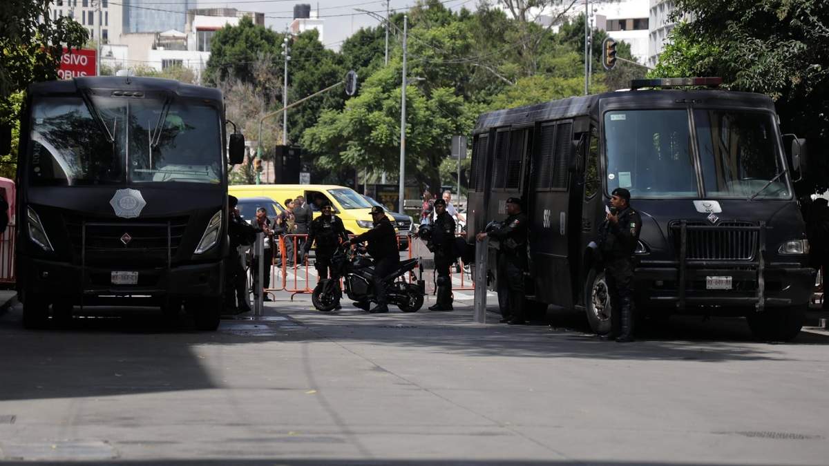 Blindan Senado con Guardia Nacional y Seguridad Pública para toma de protesta de juzgadores del PJ