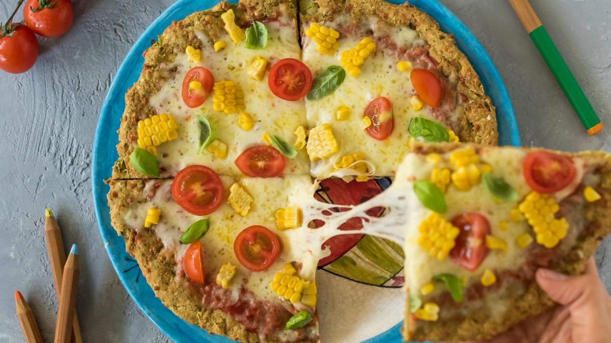 Pizza de brócoli. Fuente: (Instagram)