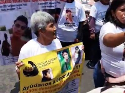Con bloqueos, madres buscadoras denuncian cerrazón del gobernador Salomón Céspedes