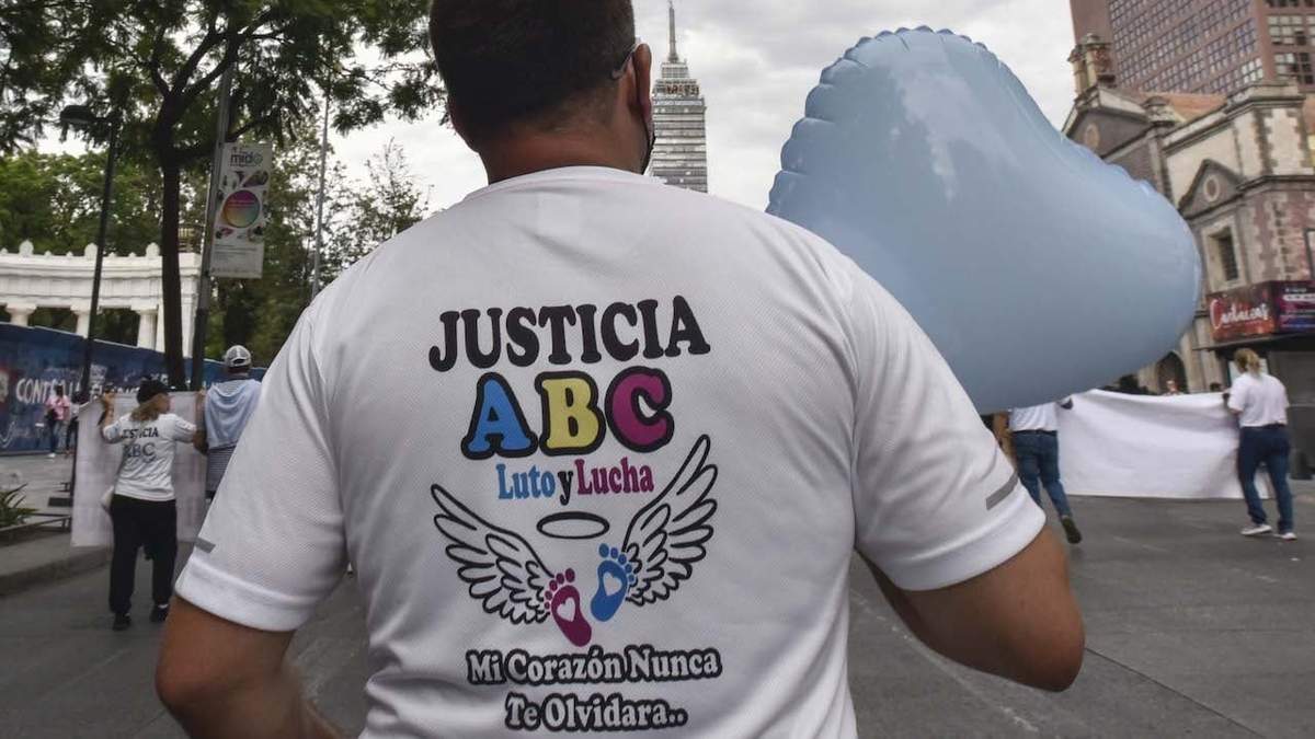 Marcha en 2022 por el caso de la Guardería ABC