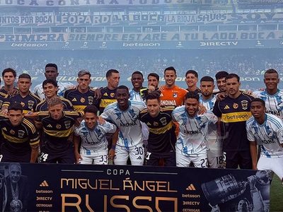 La Copa Miguel Ángel Russo para los dos tras el empate de Boca y Millonarios