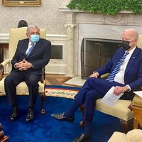 "Nuestros países están en pie de igualdad", le asegura Biden a AMLO