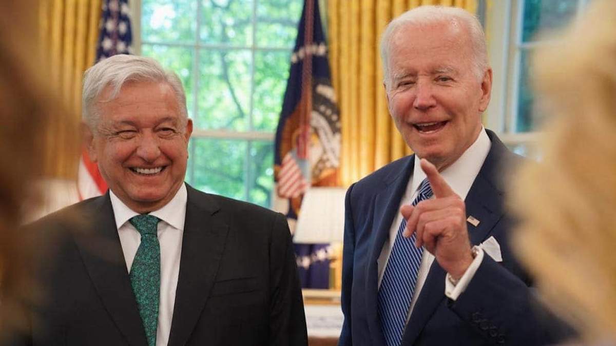 López Obrador y Biden