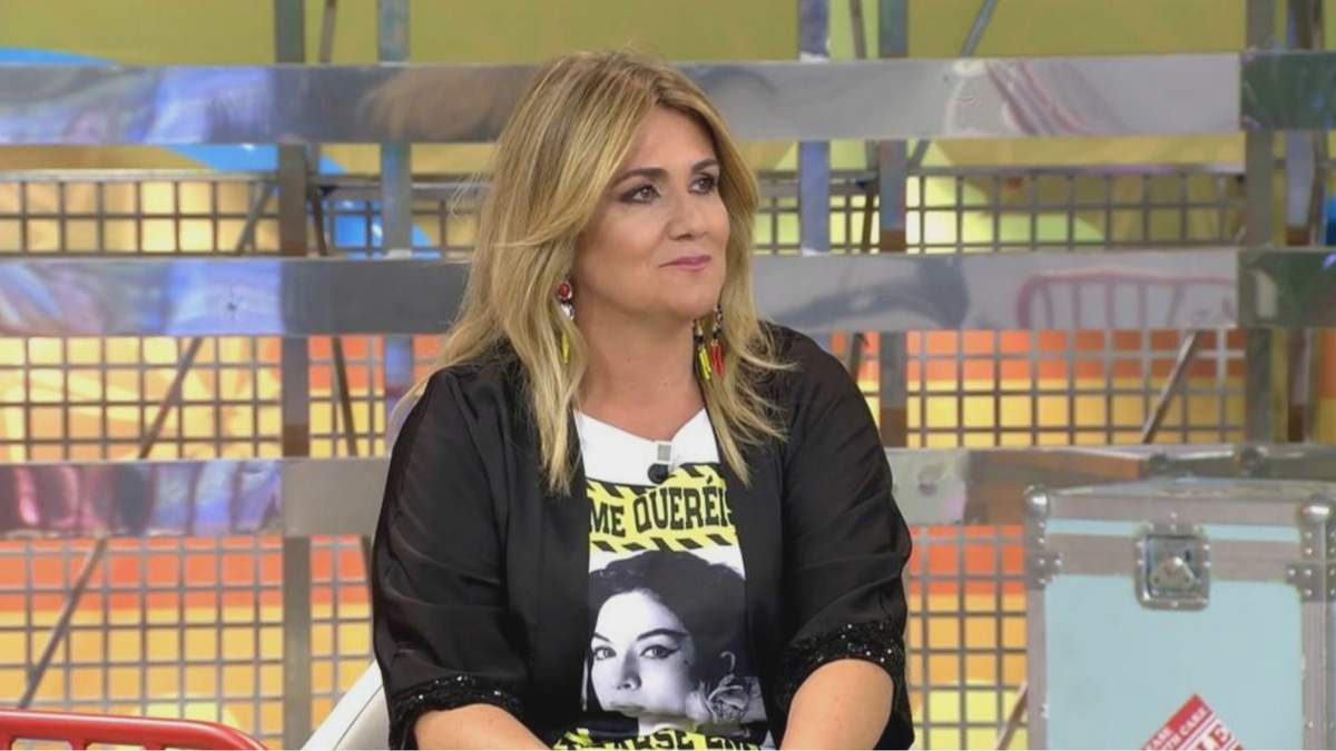 Carlota Corredera, presentadora de Sálvame. Fuente: (Twitter)