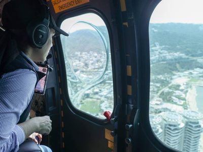 Evelyn Salgado difunde imágenes de sobrevuelo en Acapulco: “el daño es devastador”