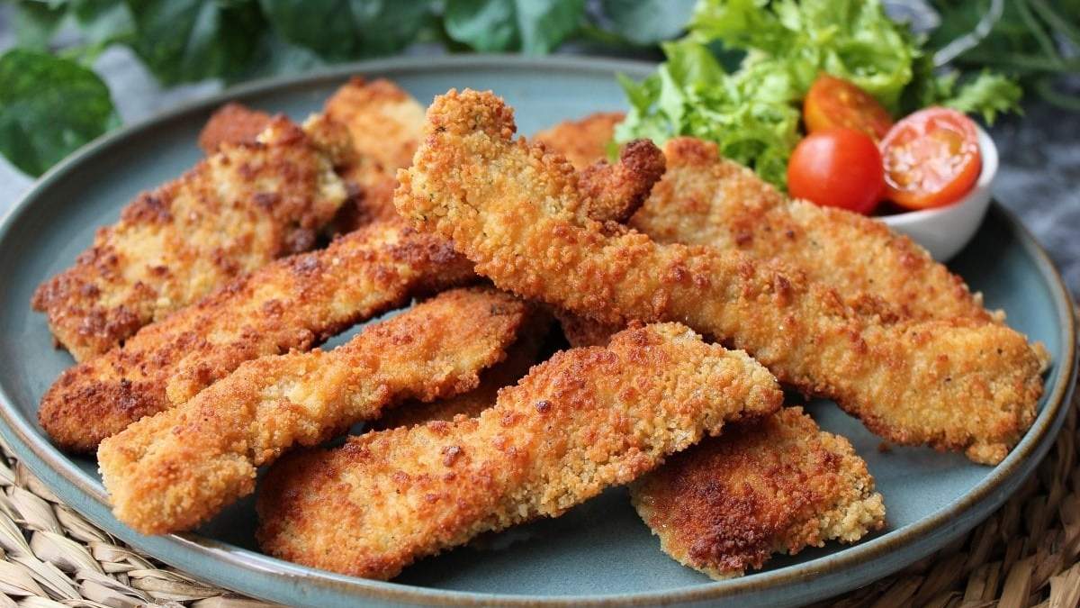 Palitos de pollo. Fuente: (Bon Viveur)