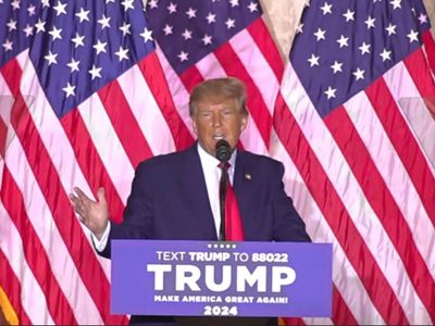 Trump anuncia su tercera candidatura a la presidencia de Estados Unidos