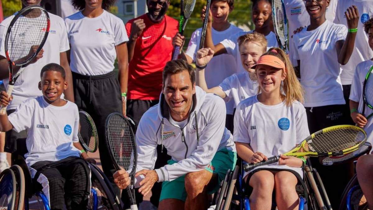 El tenista Roger Federer