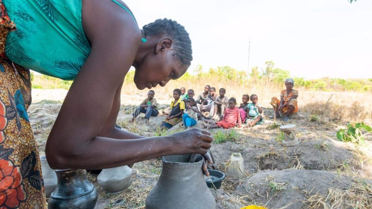 Niños en Zambia