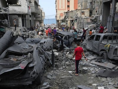 Aumentan a 560 los palestinos muertos por los ataques de Israel contra la Franja de Gaza