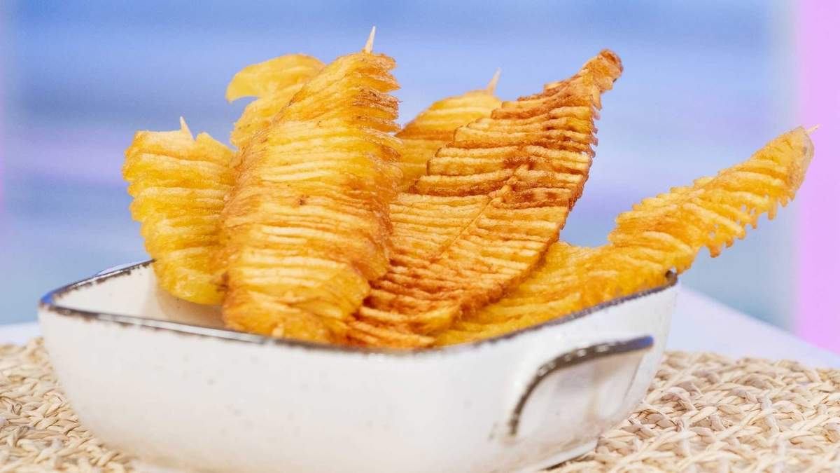 Papas acordeón. Fuente: (X)