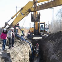 Obras públicas: en la ciudad de Neuquén se realizarán las pruebas finales del colector cloacal II
