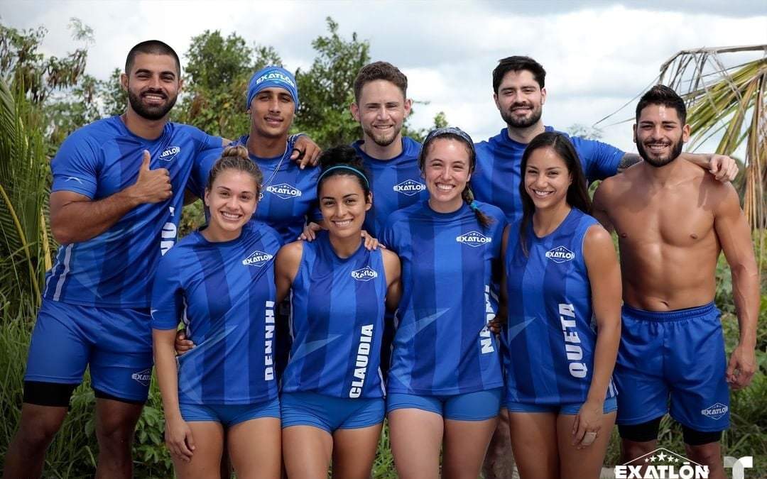 Equipo azul de Exatlón Estados Unidos. Fuente: (Instagram)