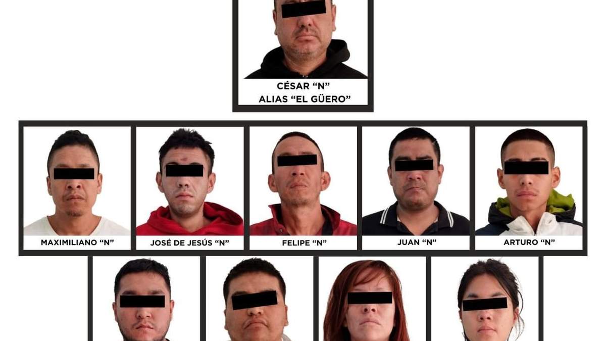 Los 10 detenidos