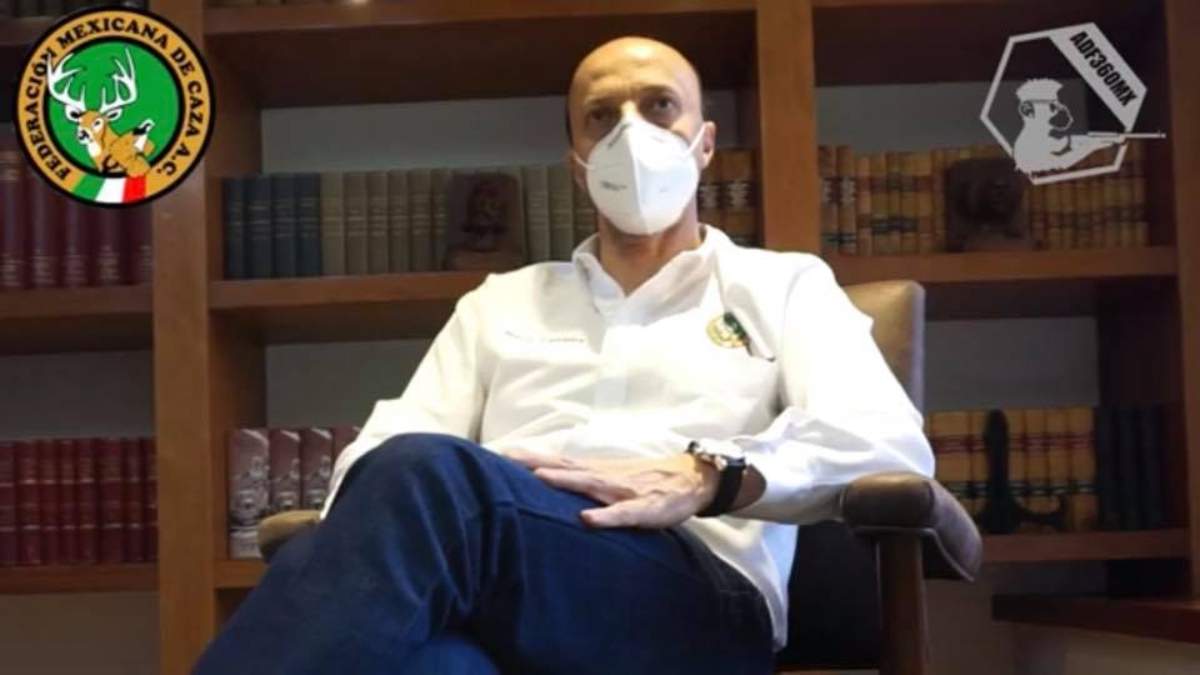 El presidente de la Federación Mexicana de Caza, Mario Alberto Canales Najjar