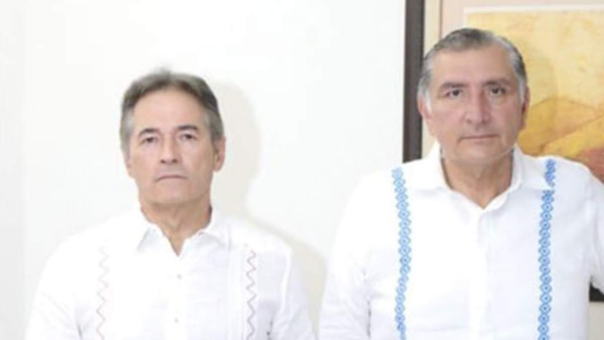 Hernán Bermúdez Requena y Adán Augusto López
