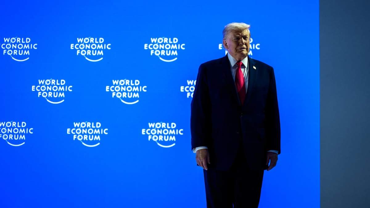Donald Trump en el foro de Davos