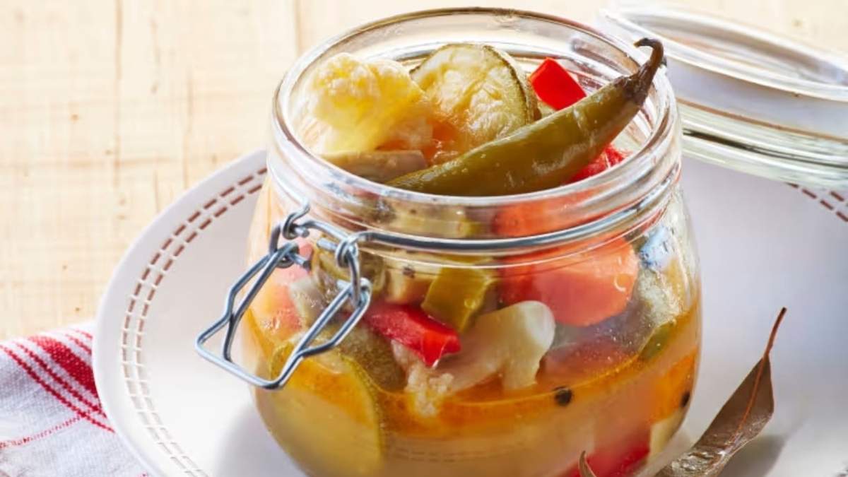 Escabeche de verduras. Fuente: (Instagram)