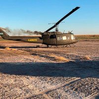 Atención: un helicóptero neuquino tuvo que aterrizar de emergencia