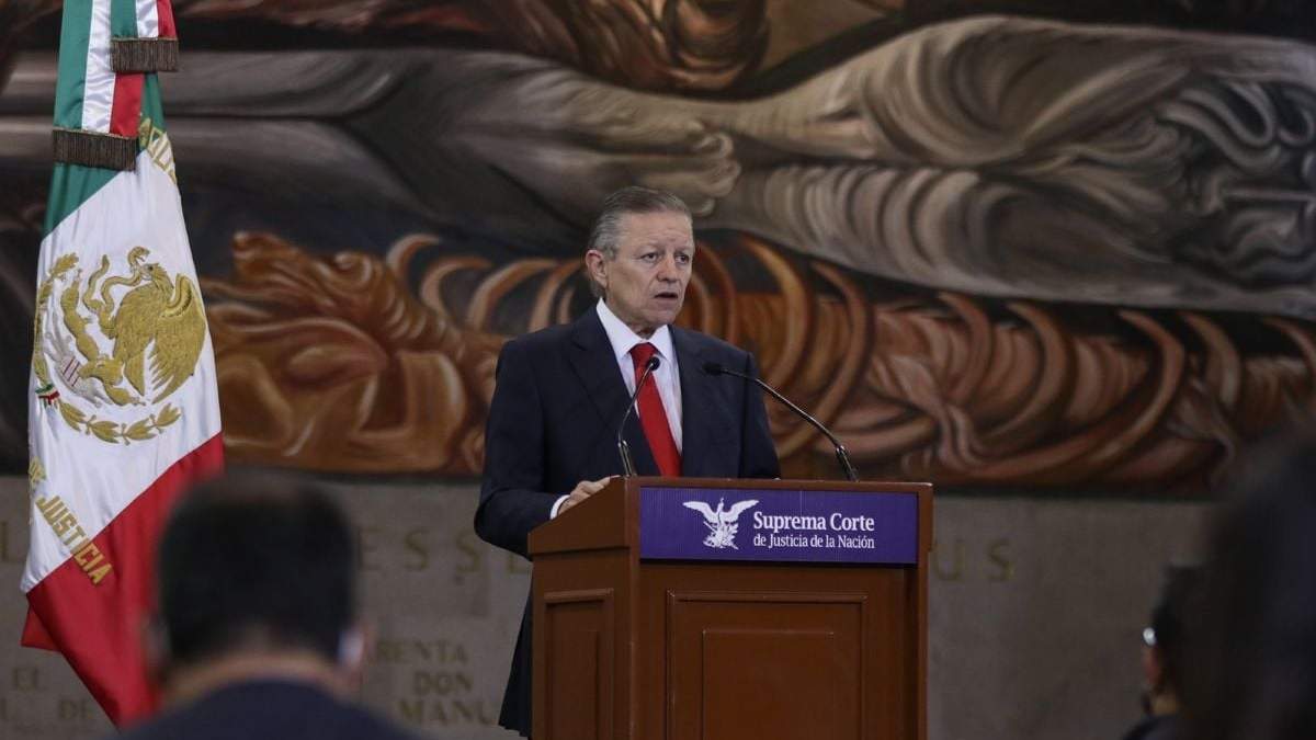 Ministro presidente de la SCJN en conferencia del 21 de septiembre de 2022