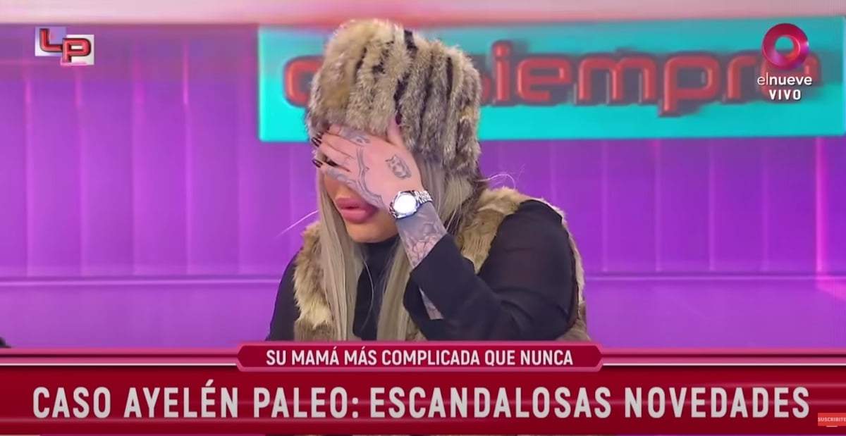 Una supuesta testigo en el caso de la madre de Ayelén Paleo se desmayó en vivo