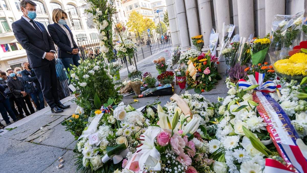 Homenaje a las víctimas del atentado en Niza, Francia
