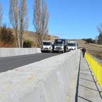 La próxima semana se inauguraría el puente del río Malleo