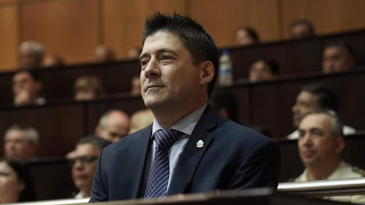 Gerardo Gutiérrez anunció el rechazo del MPN al levantamiento de la barrera sanitaria. Fuente: (MPN).