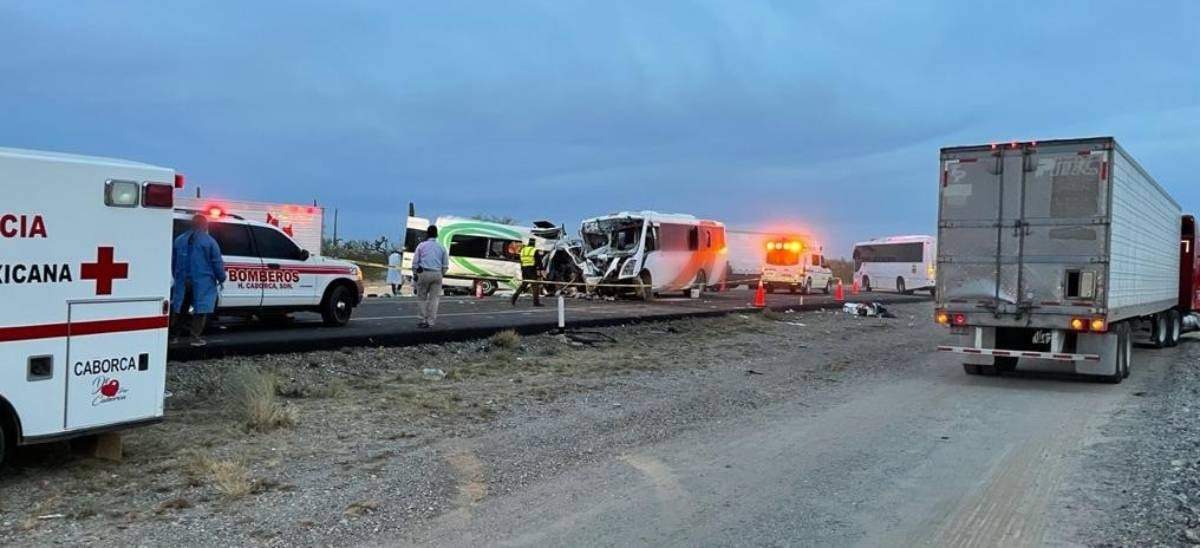El accidente en Sonora