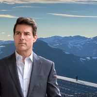 Una locura: el video viral de Tom Cruise volando por los aires en “Misión Imposible 7”