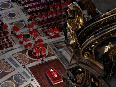 Los restos del papa Francisco ya se encuentran en la basílica de San Pedro