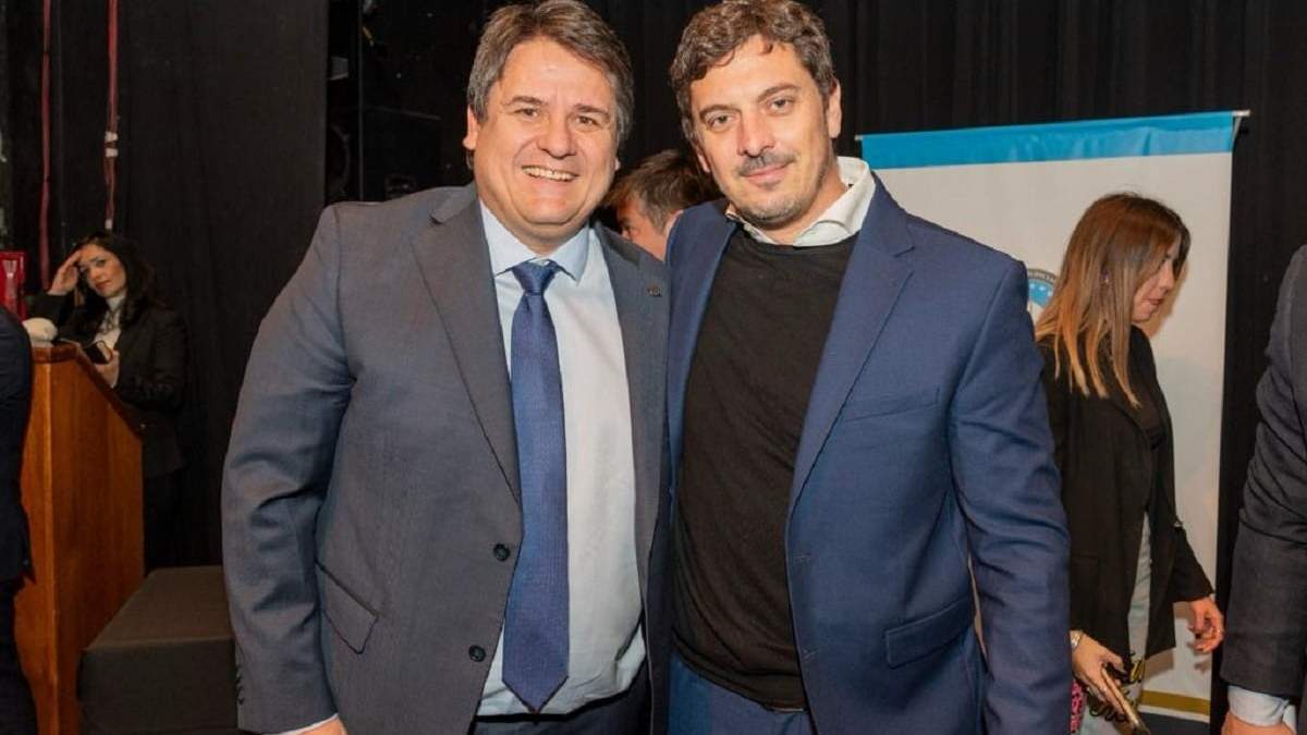 Mariano Gaido junto a Gastón Contardi. Fuente: (Twitter)