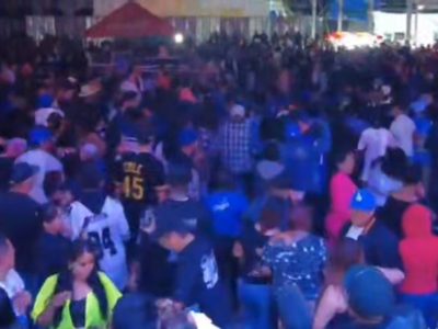 Pelea campal entre unas 200 personas interrumpe baile sonidero en la Feria de Silao (Video)
