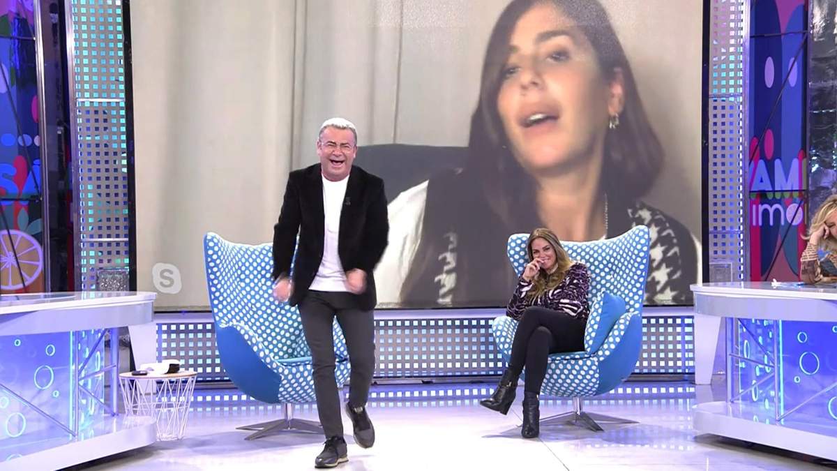 Anabel Pantoja y Jorge Javier Vázquez en "Sálvame". Fuente: (Instagram)