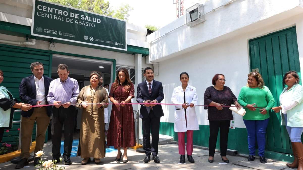 Inauguración del Centro de Salud de la Central de Abasto (Ceda) en la alcaldía Iztapalapa