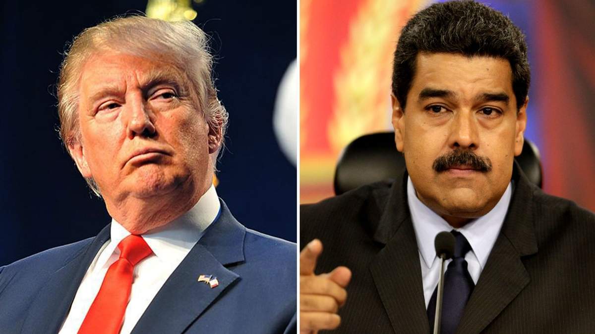 Donald Trump y Nicolás Maduro. Fuente: (Twitter)