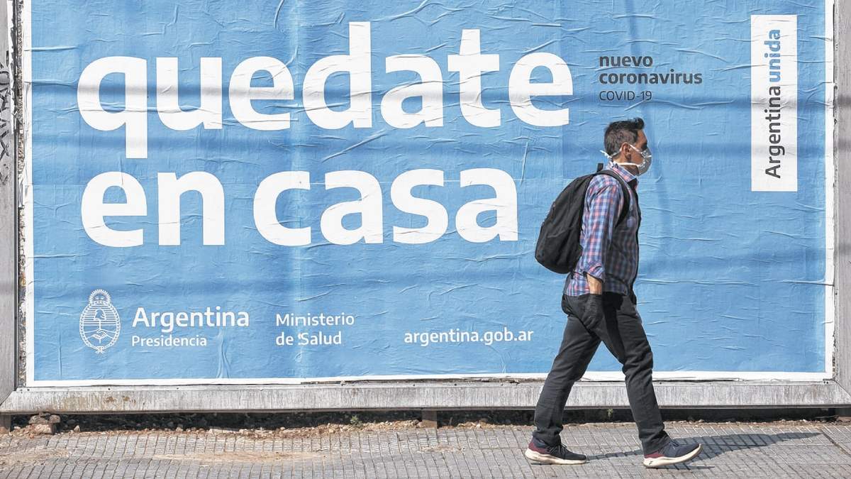 Argentina suma más de 200 días de cuarentena ininterrumpida.Fuente: (Twitter)