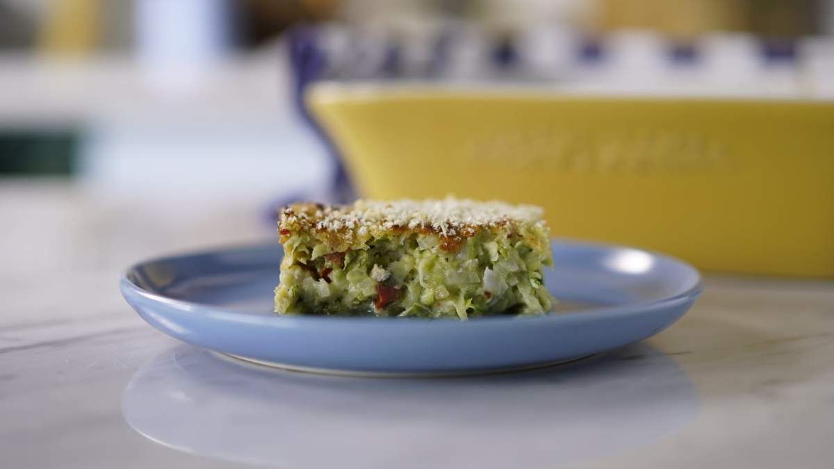 Pastel de zucchini. Fuente: (Instagram)