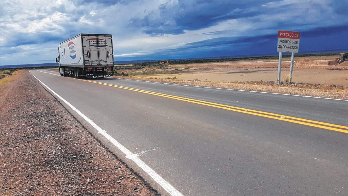 Ruta provincial 3 de San Antonio Oeste. Fuente: (Twitter)