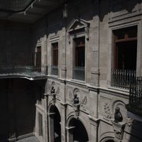 Julio Scherer Ibarra y Lázaro Cárdenas reciben a delegación estadunidense en Palacio Nacional