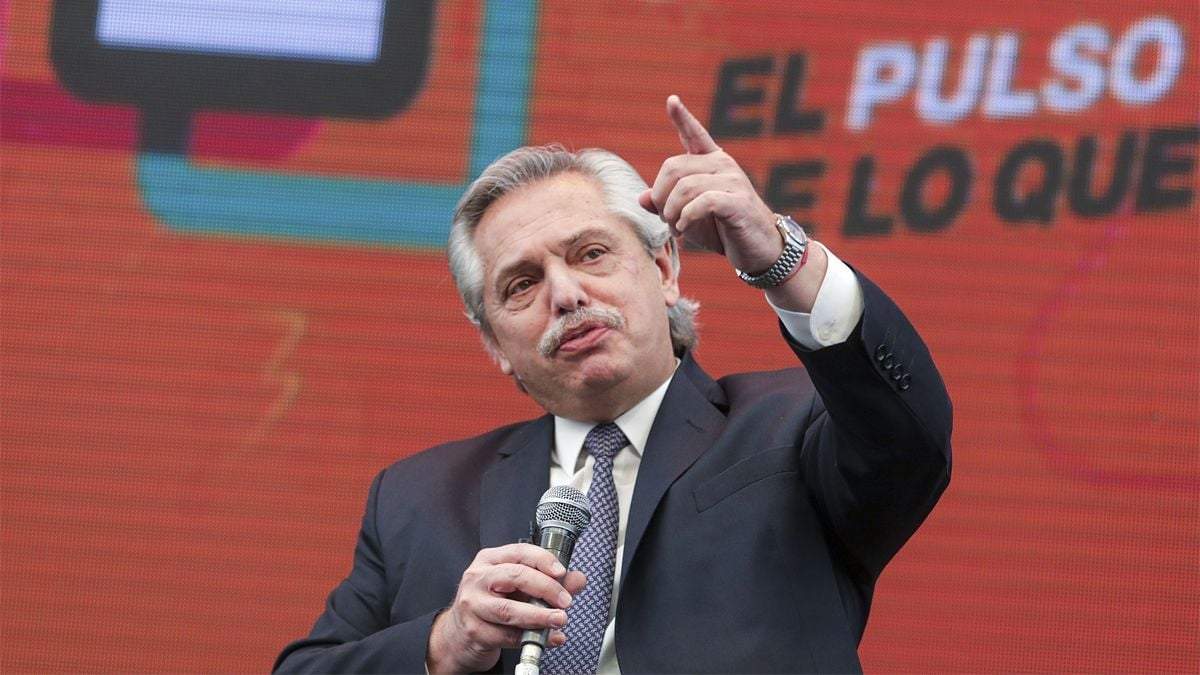El presidente de la Nación, Alberto Fernández. Fuente: (Twitter)