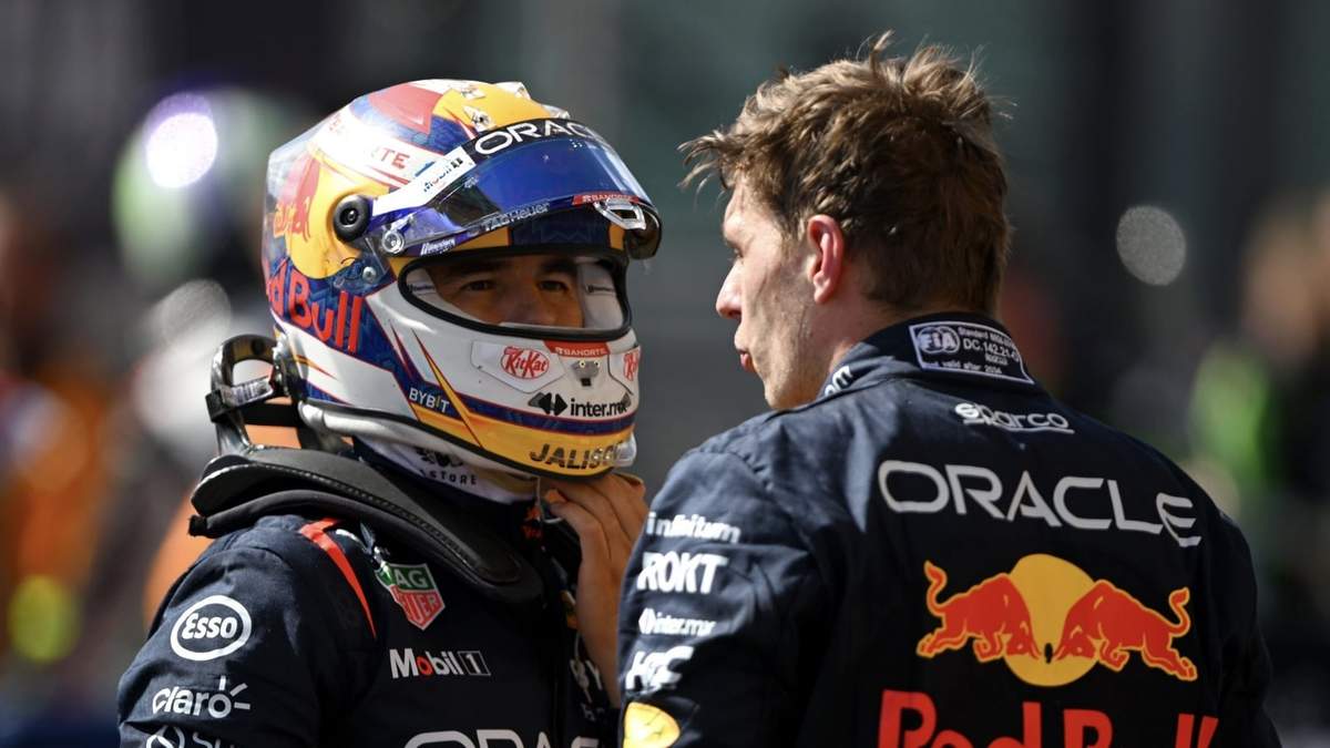Sergio "Checo" Pérez y Max Vesrtappen