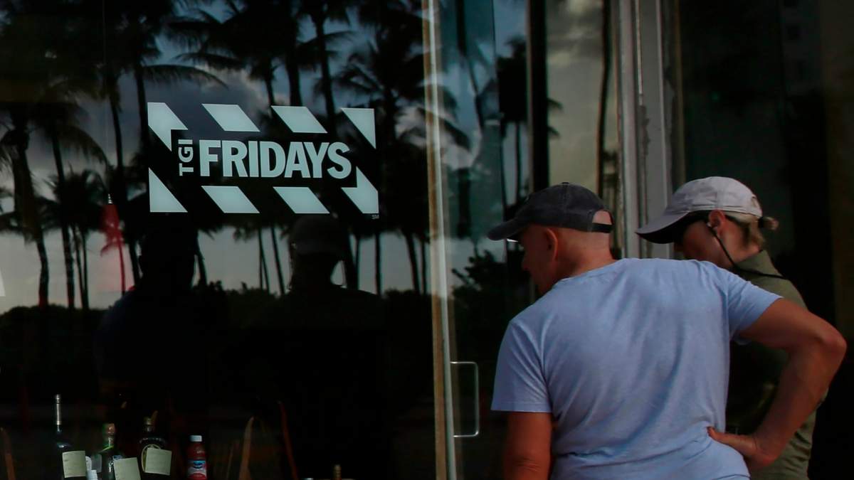 Un restaurante TGI Friday's en Miami Beach, Florida, el 25 de marzo del 2020