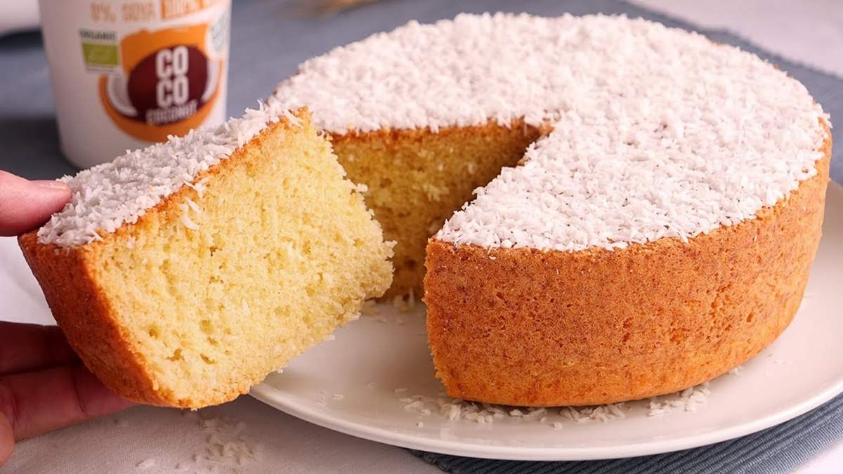 Tortita de coco. Fuente: (X)