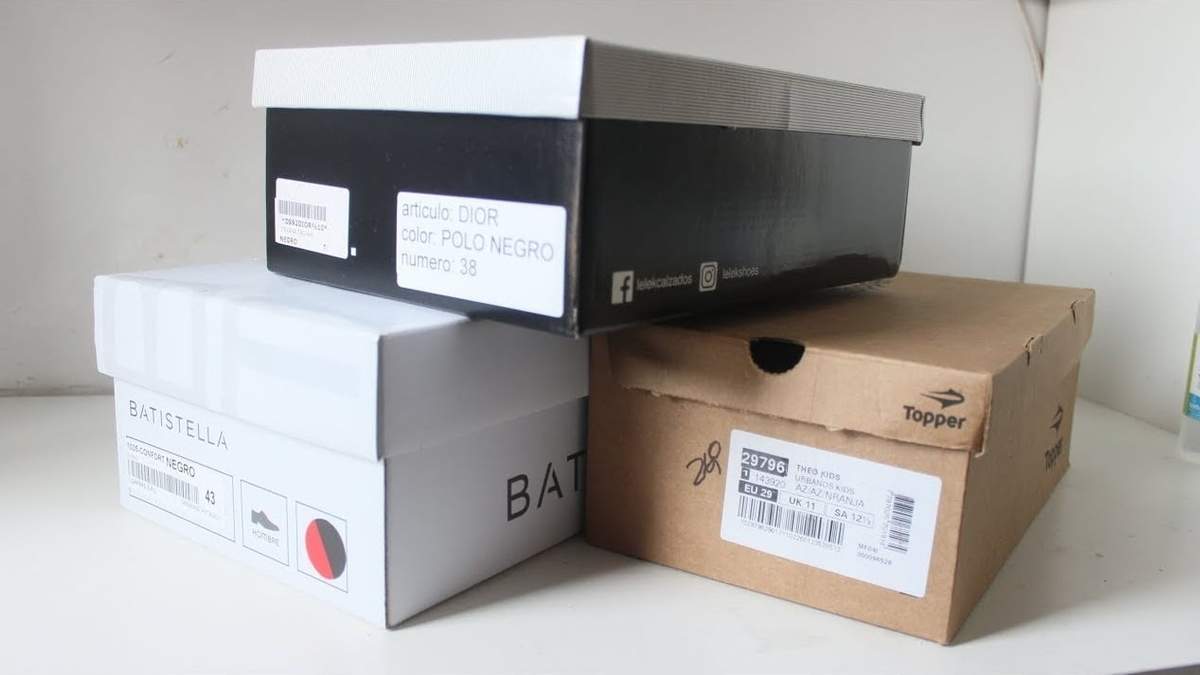 Cómo reciclar cajas de zapatos. Fuente: (X)
