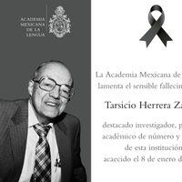 Falleció Tarsicio Herrera Zapién, decano de la Academia Mexicana de la Lengua